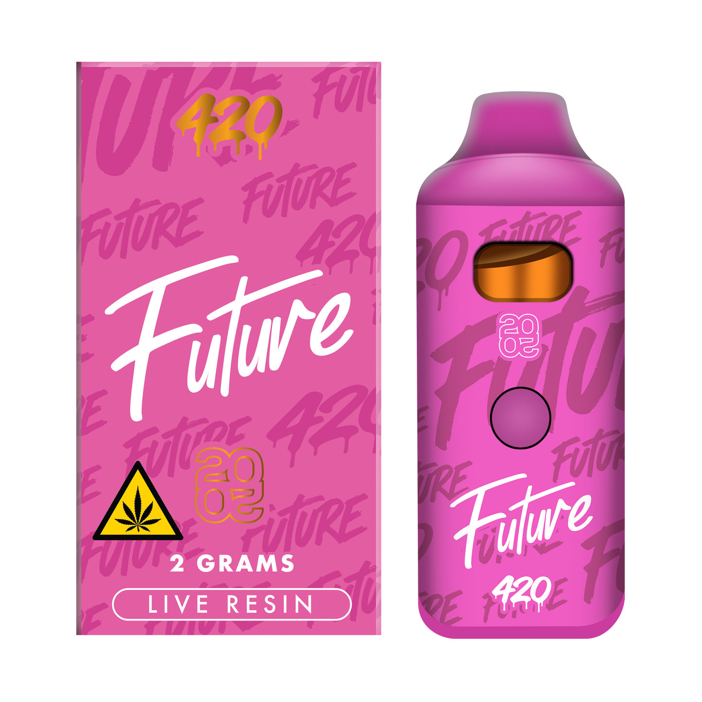 Pink Runtz (Sativa) – 2G Live Resin Disposable Vape