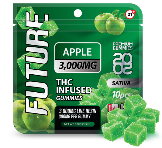 Future Thca Infused Gummies 3000 MG - Apple - B2B