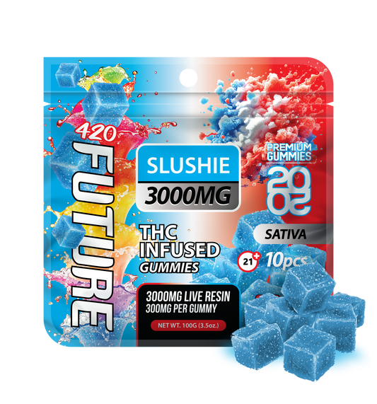 Slushie (Sativa) Infused THCA Gummies - 10 Pieces