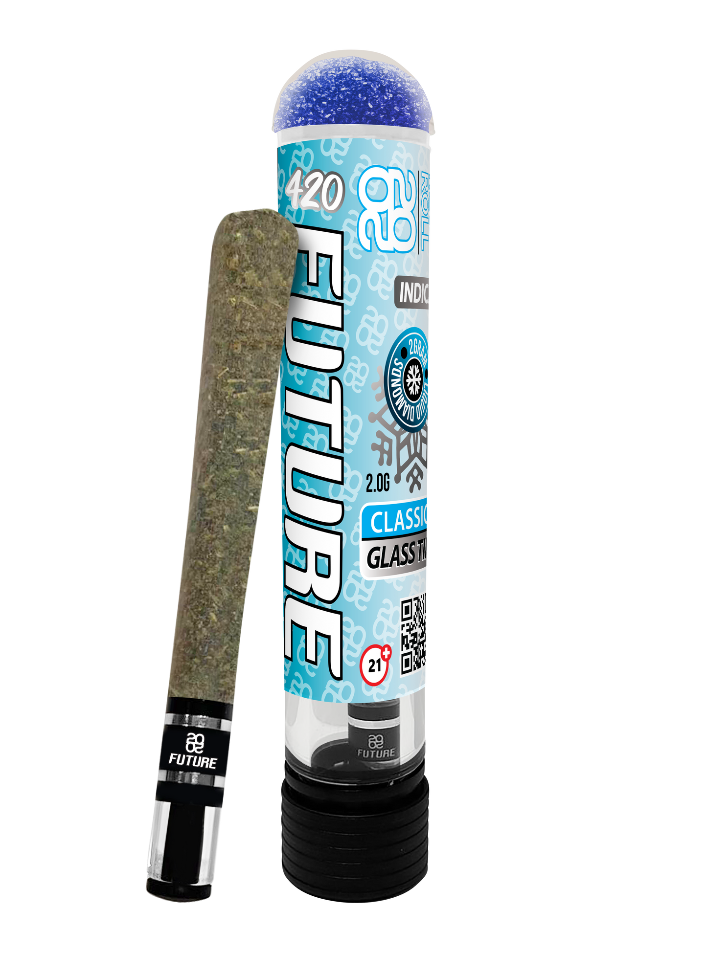 Classic (Indica) 2G Pre-Roll with Glass Tip and GummyCap™