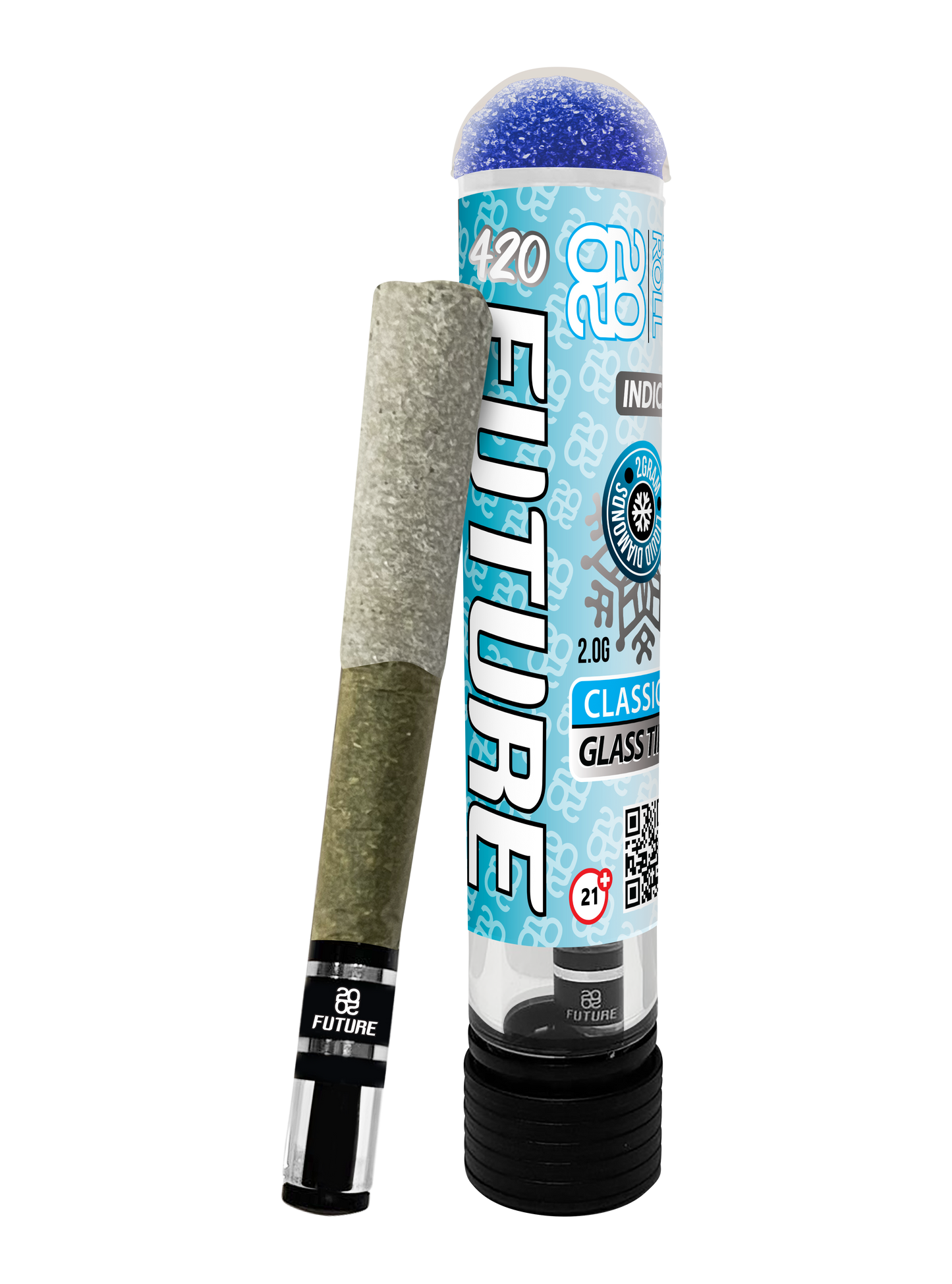 Classic (Indica) 2G Pre-Roll with Glass Tip and GummyCap™