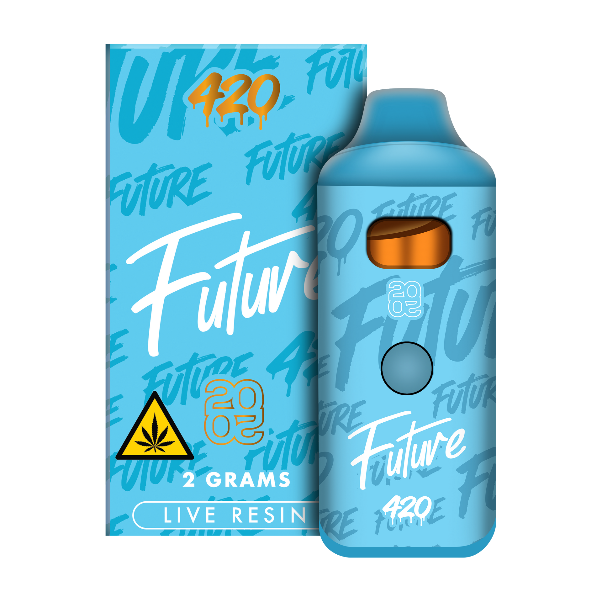 Sky Walker Vape | 2G Live Resin Indica Disposable by 420Future  420Future  Shop
