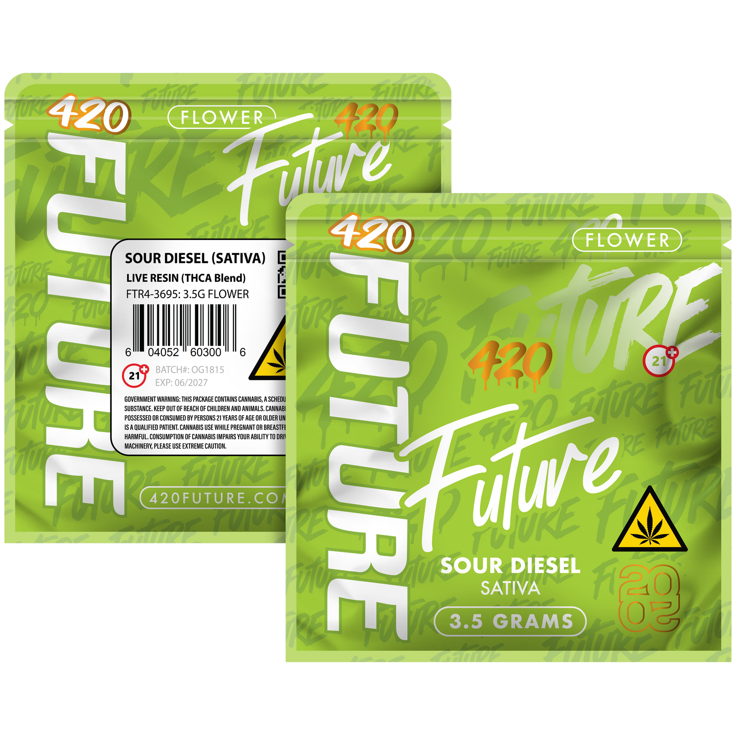 Sour Diesel Flower (Sativa) – 3.5 Grams Live Resin